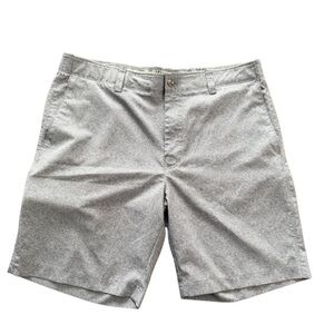 Callaway Light Grey Flat Front Golf Shorts-Size 38-Lime New